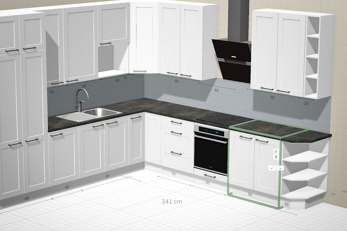 Liukuovikaapiston suunnitelma